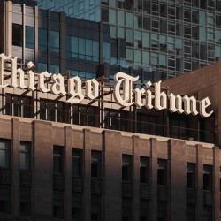 Chicago Tribune Sign