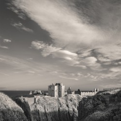 Dunnottar Castle in Infrared