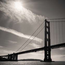 Golden Gate Silhouette