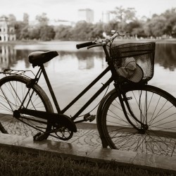 Bicycle by Hoan Kiem Lake