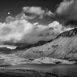 Moonrise over Llynnau Cregennen
