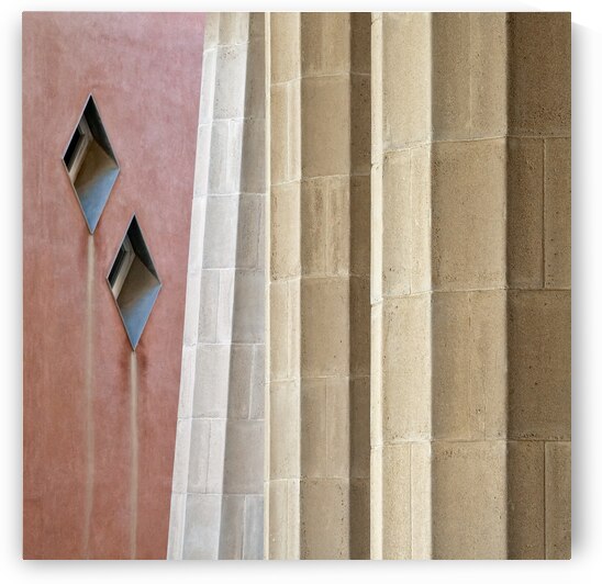 Park Guell Pillars by Dave Bowman