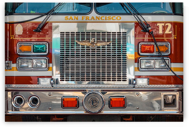 San Francisco Fire Truck by Dave Bowman