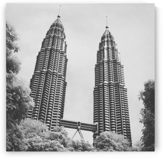 Petronas Towers Infrared by Dave Bowman