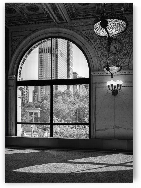 Chicago Cultural Center Window by Dave Bowman