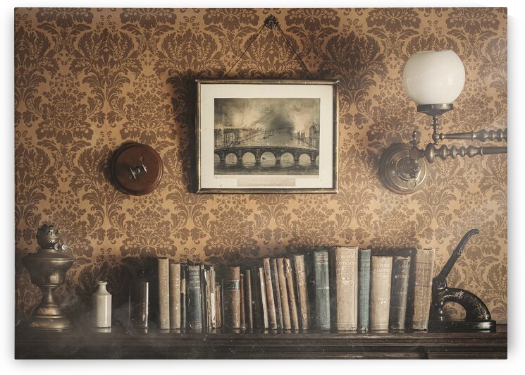 Vintage Bookshelf by Dave Bowman