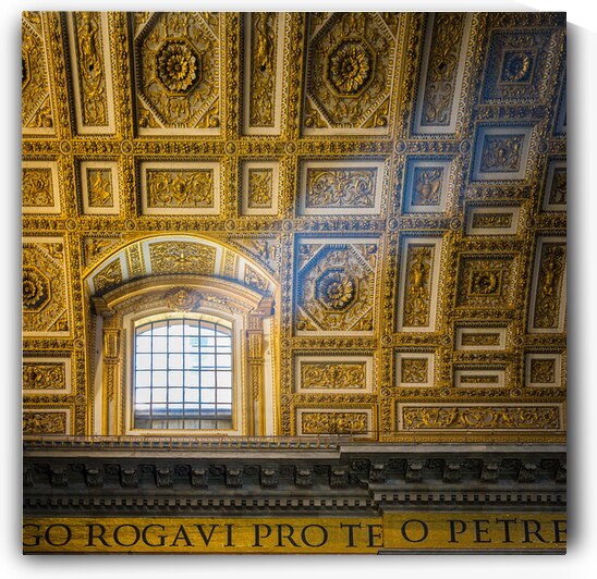 St Peters Basilica Window by Dave Bowman