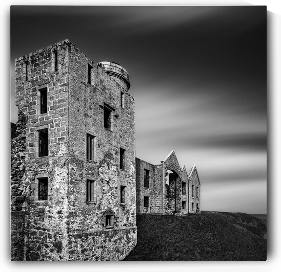 Slains Castle Remains by Dave Bowman