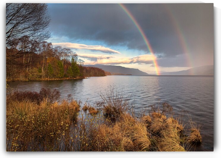 Rainbow Over Loch Rannoch by Dave Bowman