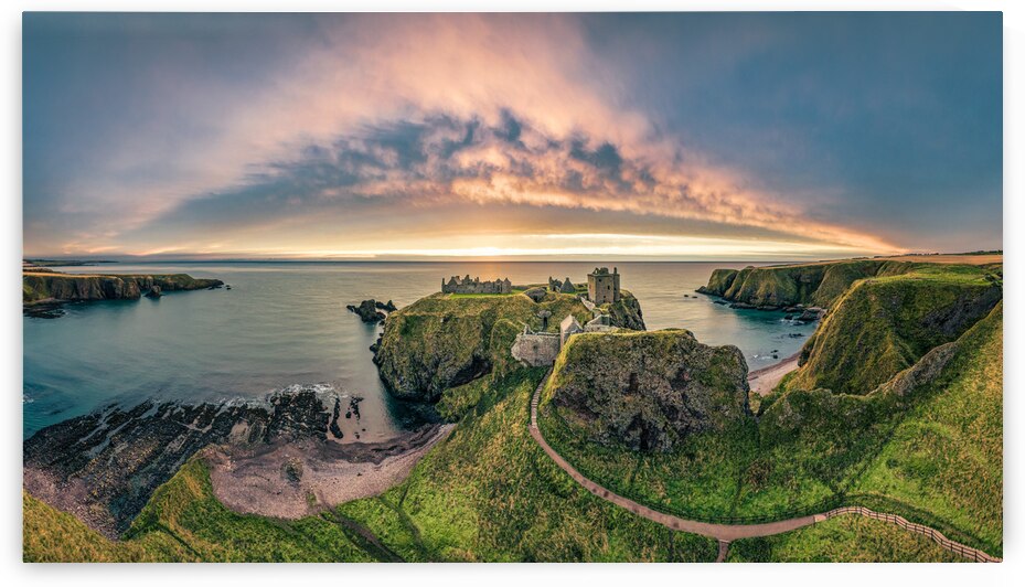 Path to Dunnottar Castle by Dave Bowman
