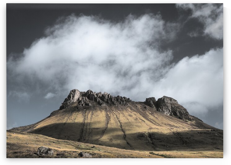 Sunlight on Stac Pollaidh by Dave Bowman