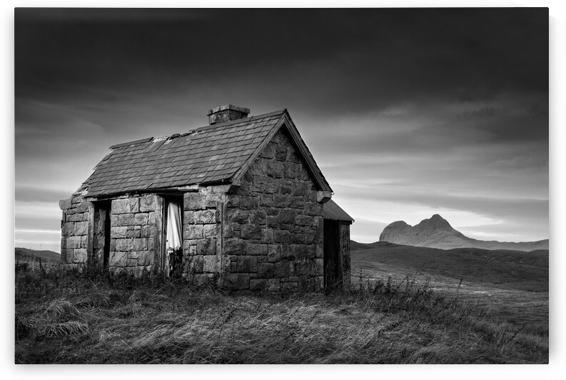 Elphin Bothy and Suilven by Dave Bowman
