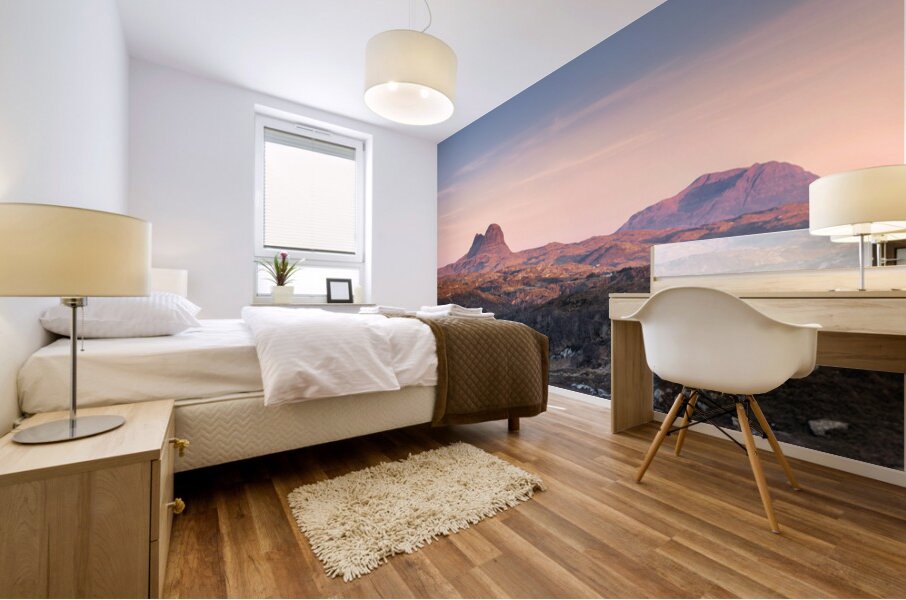 Assynt Mountains Panorama Mural print