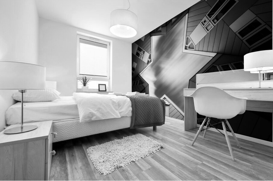 Cubic Star Mural print