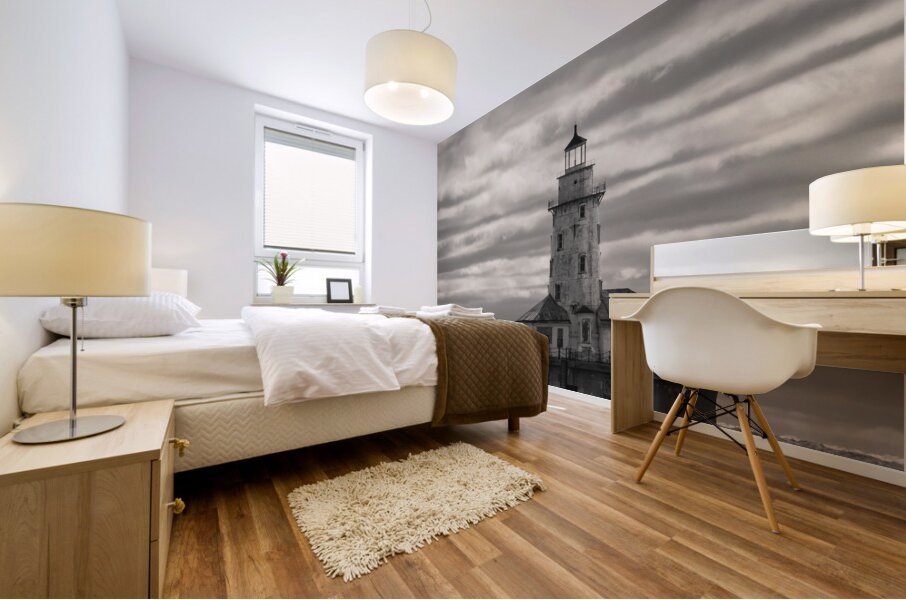 Chicago Harbor Lighthouse Mural print