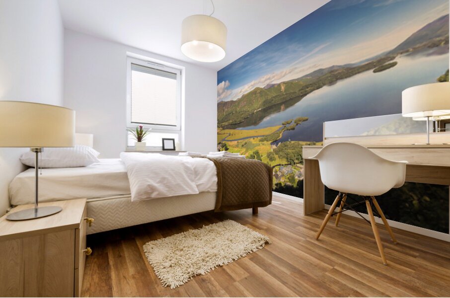 Derwentwater Panorama Mural print