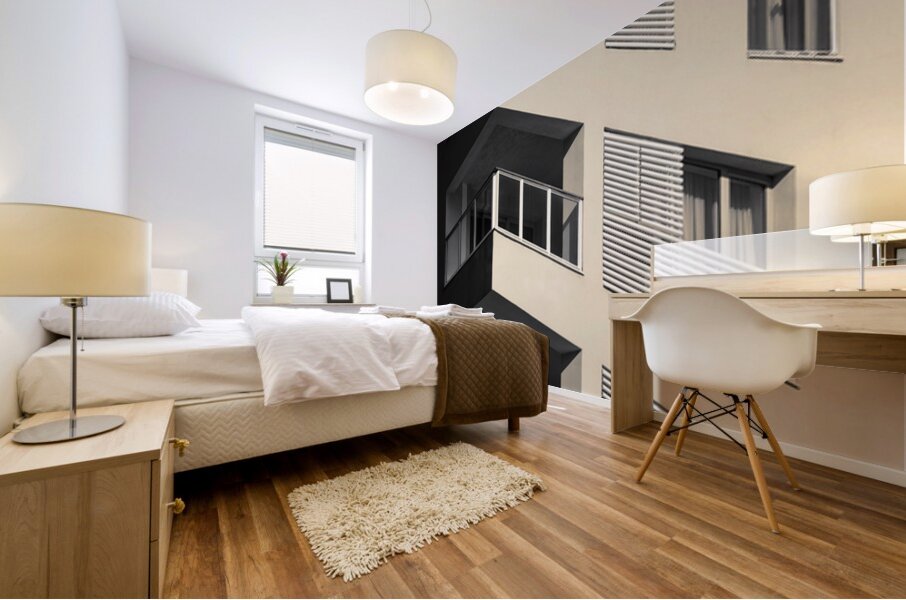 Apartment Balconies Mural print