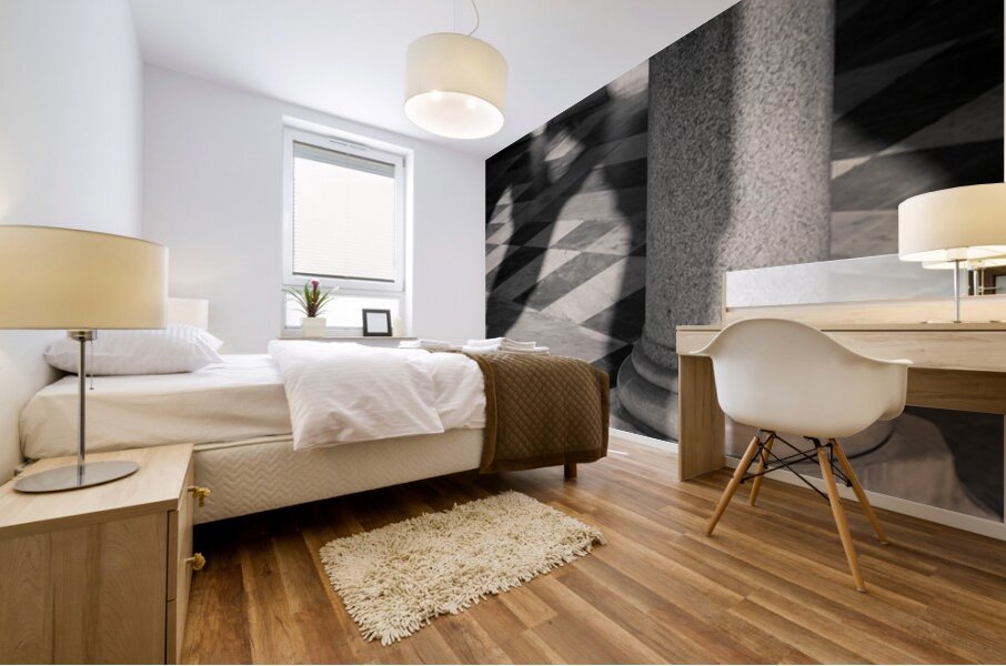 Amalfi Cathedral Shadows Mural print