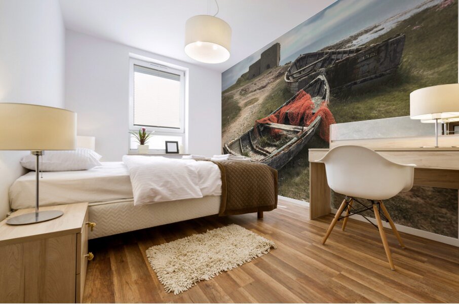 Boddin Point Boats Mural print