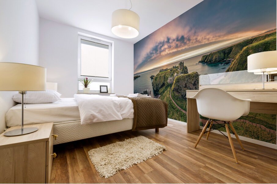 Path to Dunnottar Castle Mural print