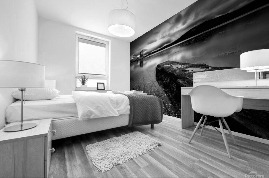 Jetty to Castle Stalker Mural print