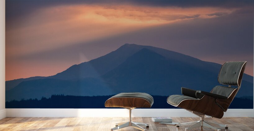 Last Light Over Snowdonia Wall Murals