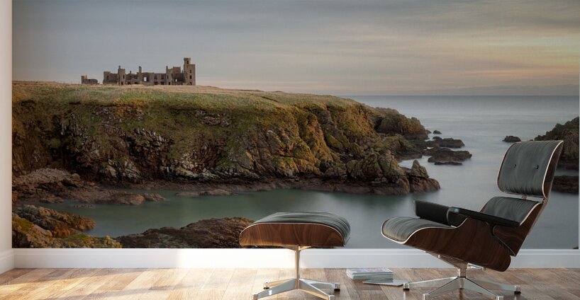 Slains Castle Sunrise Wall Murals