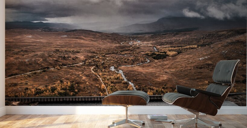 Cluanie Dam Wall Murals