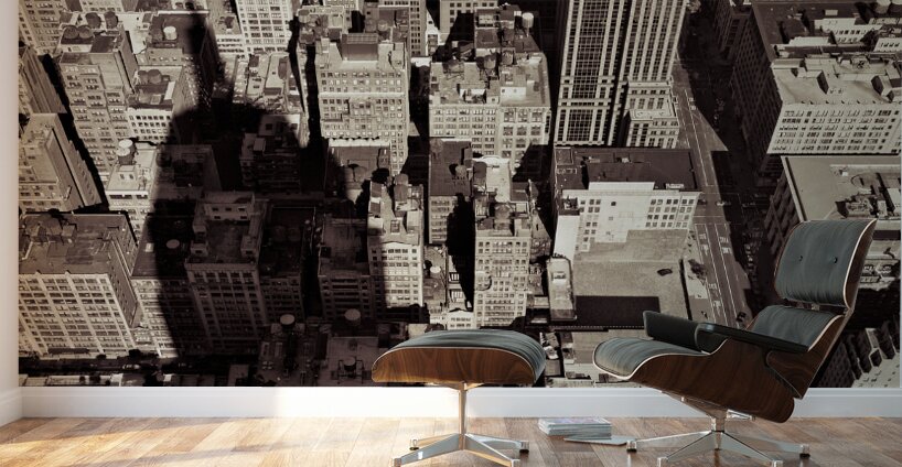 New York Shadow Wall Murals