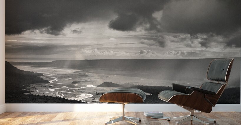 Rain in the Valley Wall Murals