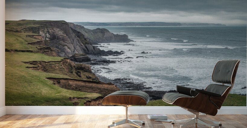 A Walk Along Sandymouth Cliffs Wall Murals