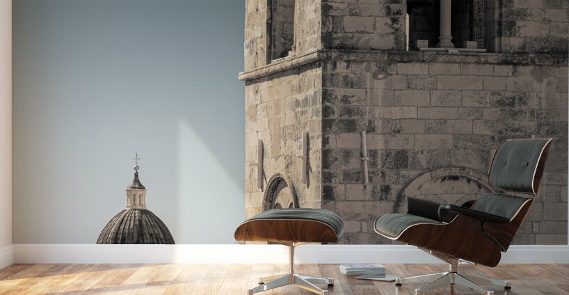 Dubrovnik Cathedral and Old Town Wall Murals