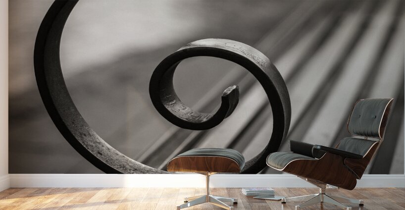 Bench Curve Wall Murals