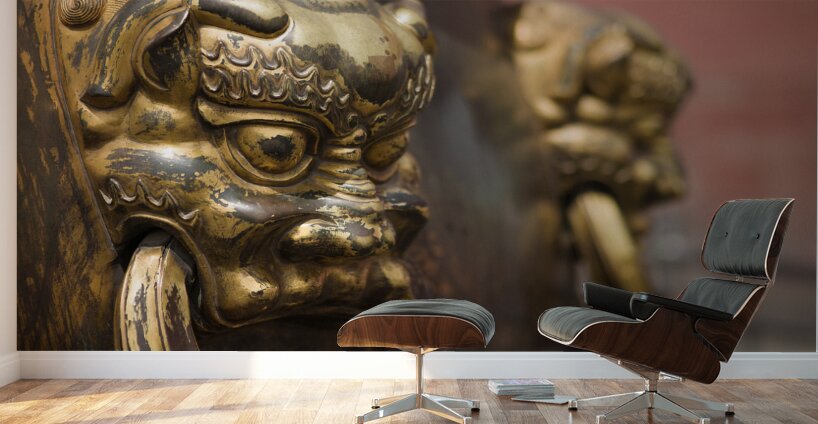 Cauldron Lion Wall Murals