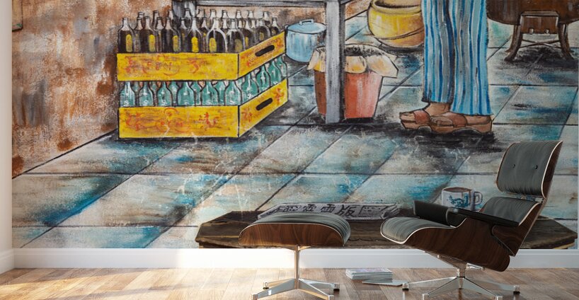 Ipoh Cafe Street Art Wall Murals