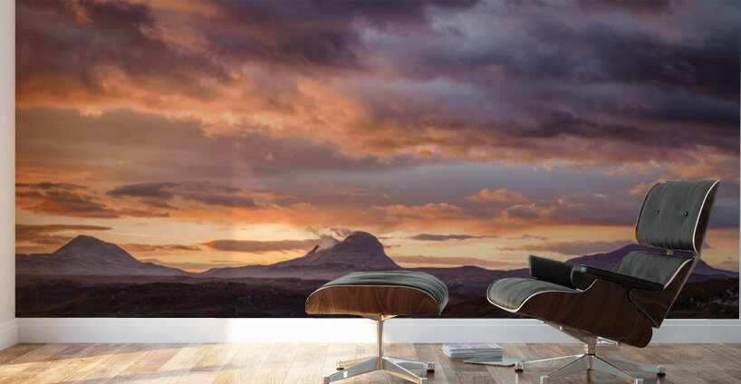 Lochinver Sunrise Wall Murals