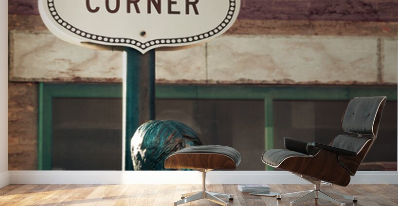 Standin on a Corner Wall Murals