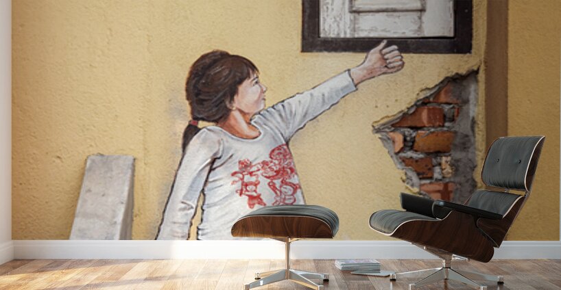 Ipoh Girl and Shutter Wall Murals
