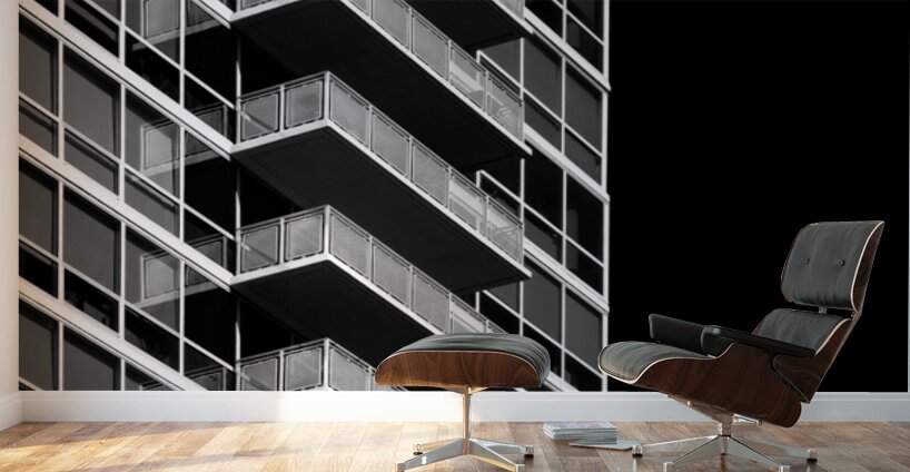 City Balconies Wall Murals