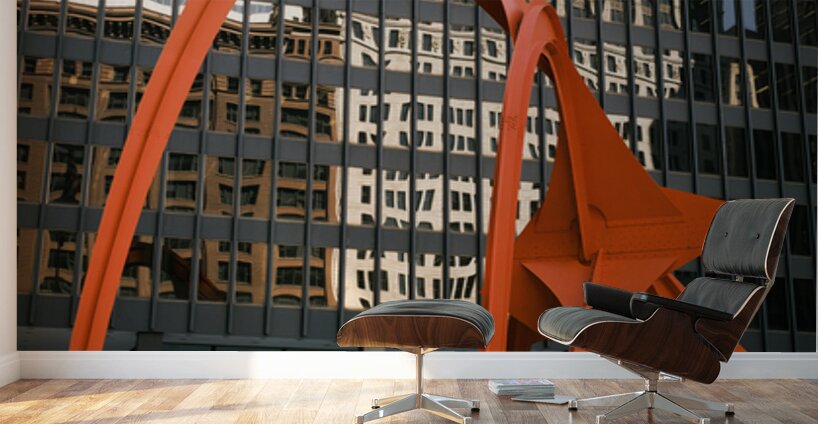 Red Flamingo Wall Murals