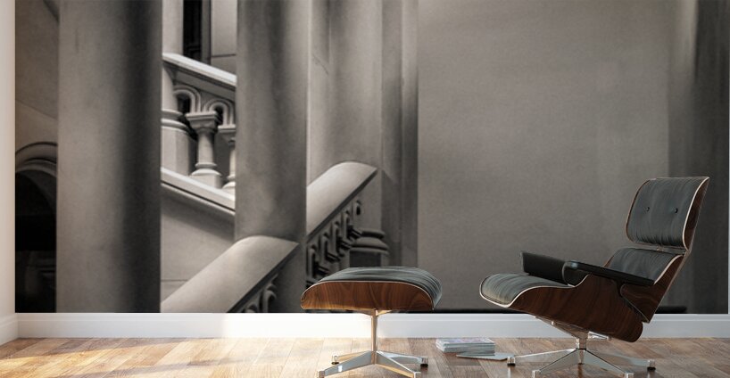 Penrhyn Castle Staircase Wall Murals