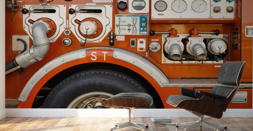 Kyoto Fire Engine Wall Murals