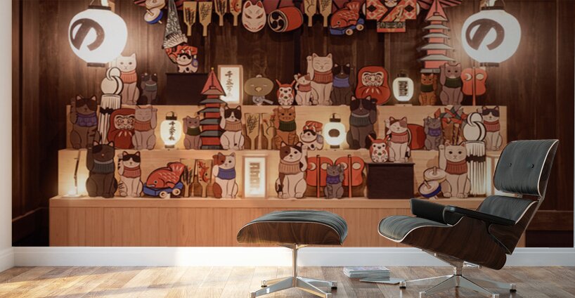 Lucky Charms in Asakusa Wall Murals