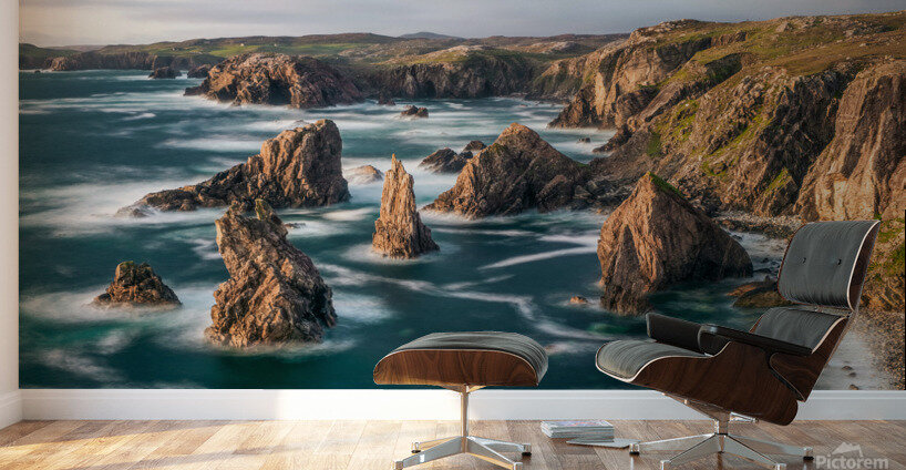 Mangersta Sea Stacks Wall Murals
