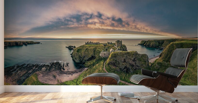 Path to Dunnottar Castle Wall Murals