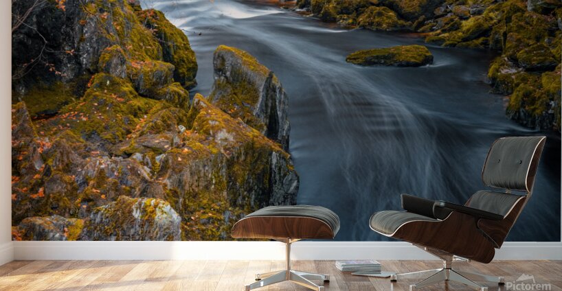 River Esk at Autumn Wall Murals