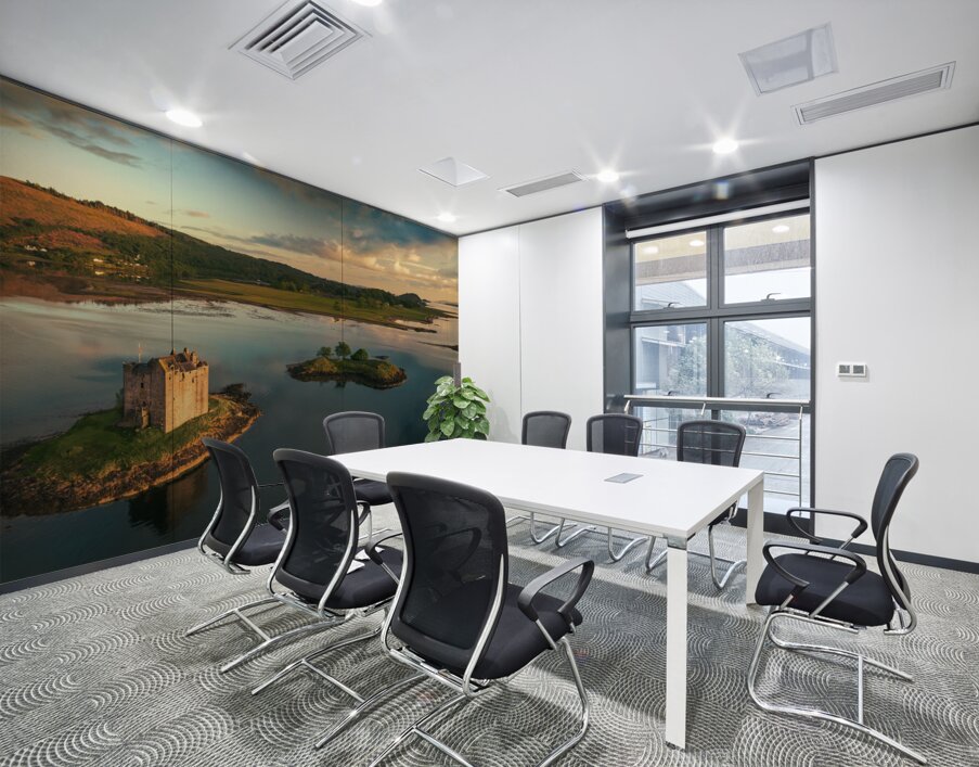 Last Light at Castle Stalker Wall Printing