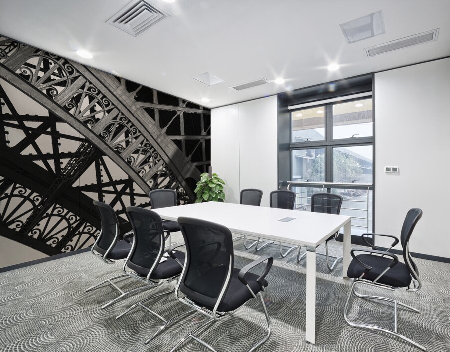 Eiffel Tower Ironwork Wall Printing