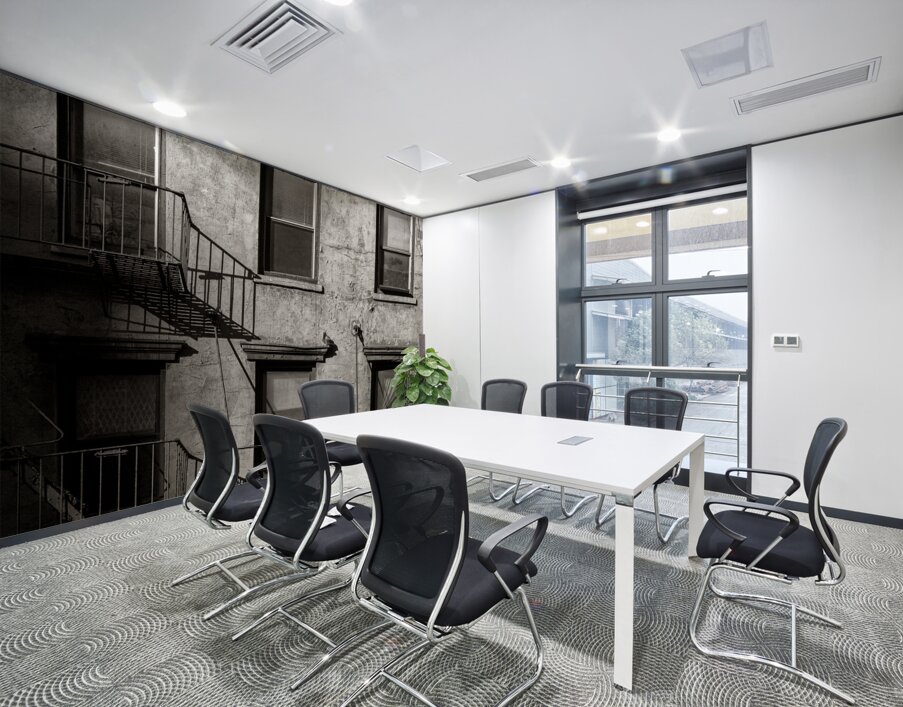 Old Apartments Wall Printing