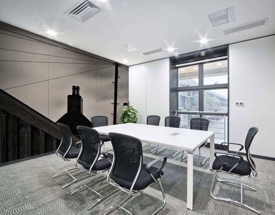 Footdee Rooftops at Dusk Wall Printing
